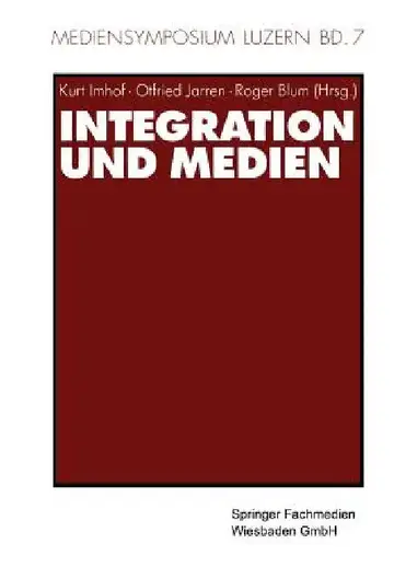 Cover of Integration Und Medien
