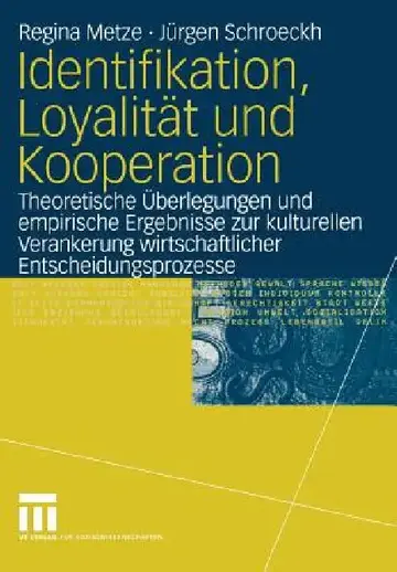 Cover of Identifikation, Loyalität Und Kooperation