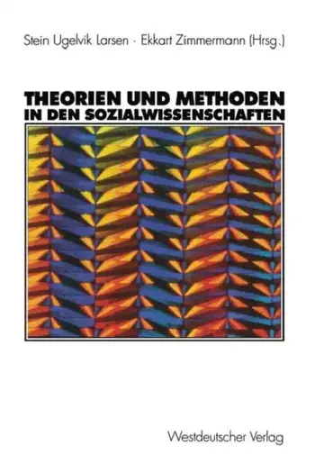Cover of Theorien Und Methoden in Den Sozialwissenschaften