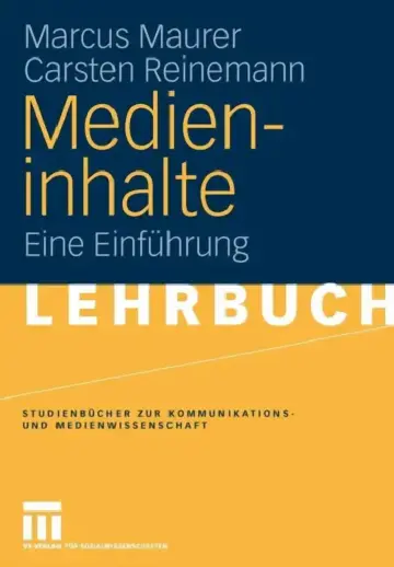 Cover of Medieninhalte