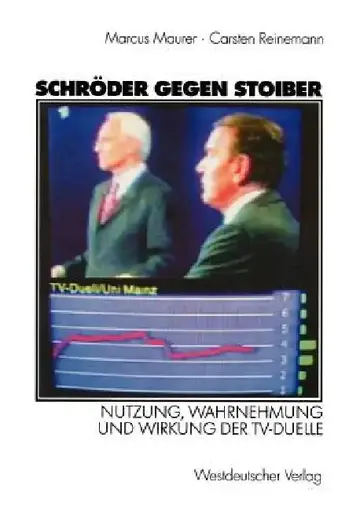 Cover of Schröder Gegen Stoiber