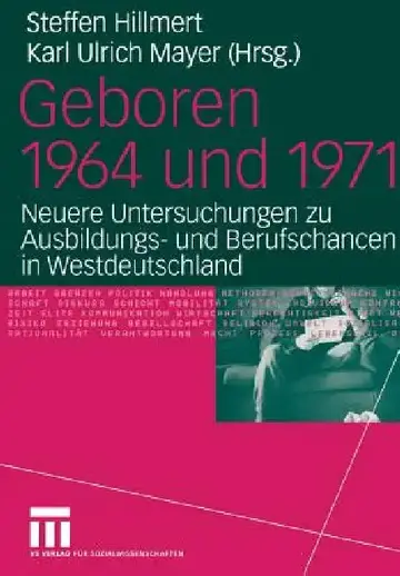 Cover of Geboren 1964 Und 1971