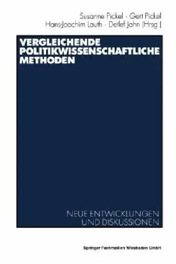 Cover of Vergleichende Politikwissenschaftliche Methoden