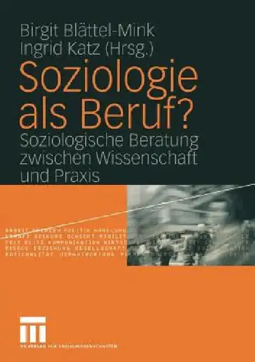 Cover of Soziologie ALS Beruf?
