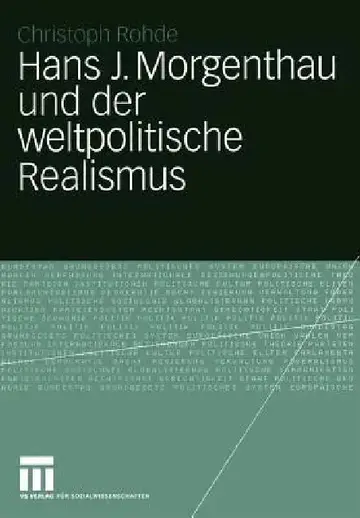 Cover of Hans J. Morgenthau Und Der Weltpolitische Realismus