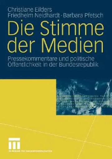 Cover of Die Stimme Der Medien