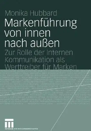 Cover of Markenführung Von Innen Nach Außen