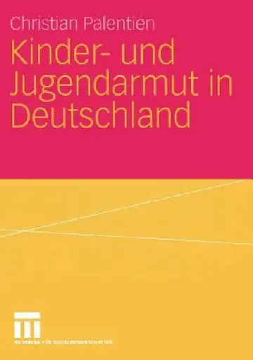 Cover of Kinder- Und Jugendarmut in Deutschland