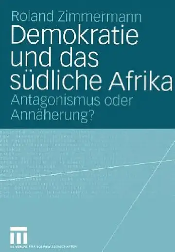 Cover of Demokratie Und Das Südliche Afrika