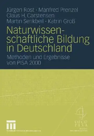 Cover of Naturwissenschaftliche Bildung in Deutschland