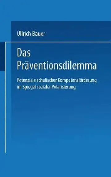 Cover of Das Präventionsdilemma
