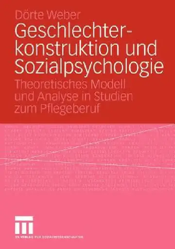 Cover of Geschlechterkonstruktion Und Sozialpsychologie