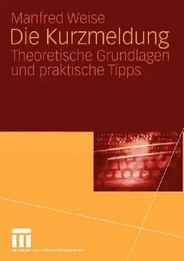 Cover of Die Kurzmeldung
