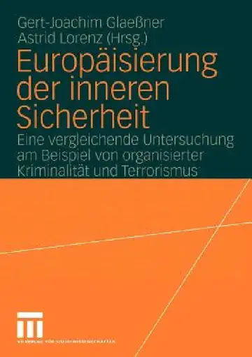 Cover of Europäisierung Der Inneren Sicherheit
