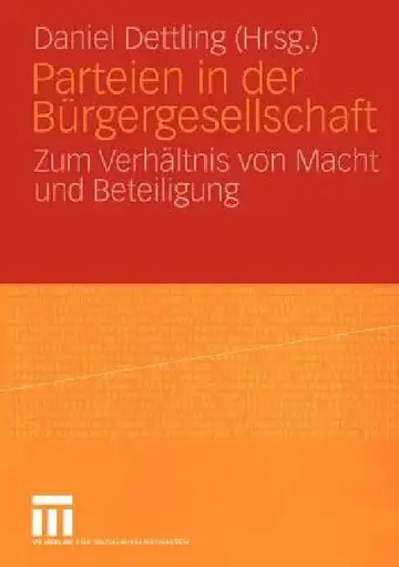 Cover of Parteien in Der Bürgergesellschaft