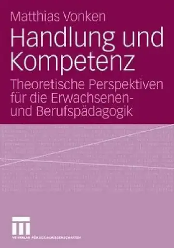 Cover of Handlung Und Kompetenz