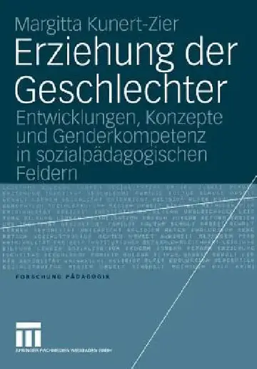 Cover of Erziehung Der Geschlechter