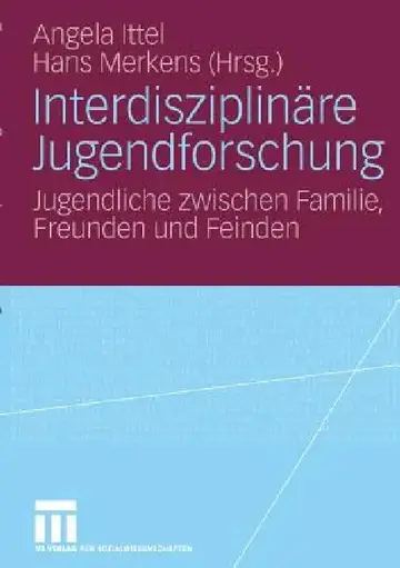 Cover of Interdisziplinäre Jugendforschung