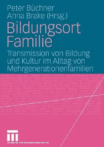 Cover of Bildungsort Familie