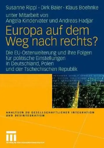 Cover of Europa Auf Dem Weg Nach Rechts?
