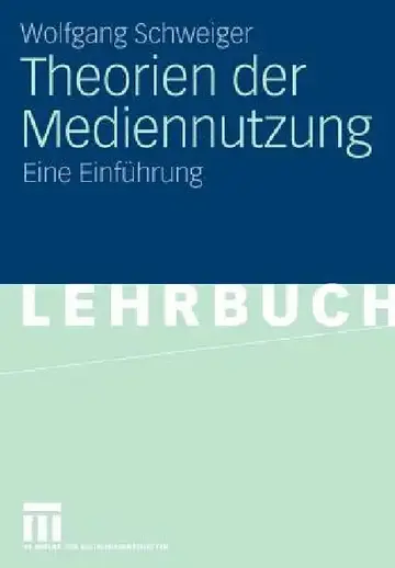 Cover of Theorien Der Mediennutzung