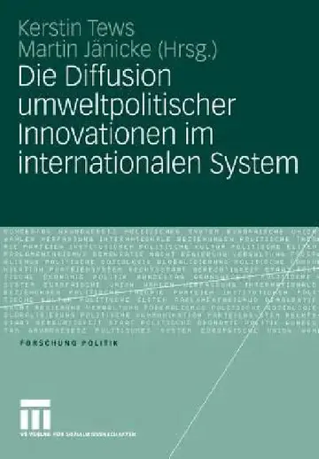 Cover of Die Diffusion Umweltpolitischer Innovationen Im Internationalen System