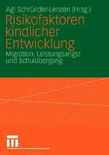 Cover of Risikofaktoren Kindlicher Entwicklung
