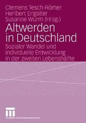 Cover of Altwerden in Deutschland
