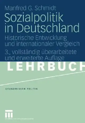 Cover of Sozialpolitik in Deutschland