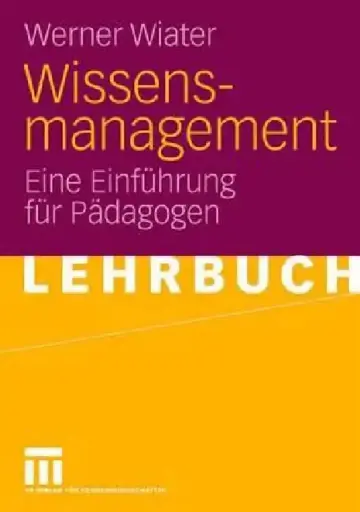 Cover of Wissensmanagement