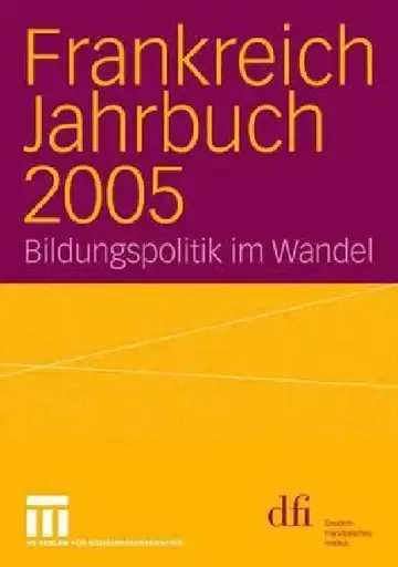 Cover of Frankreich Jahrbuch 2005