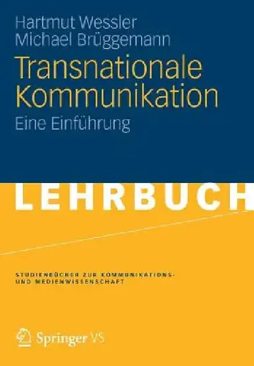 Cover of Transnationale Kommunikation