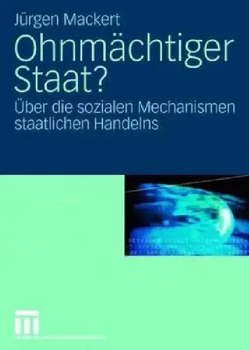 Cover of Ohnmächtiger Staat?