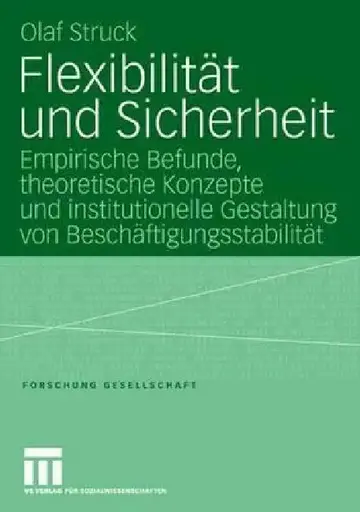 Cover of Flexibilität Und Sicherheit