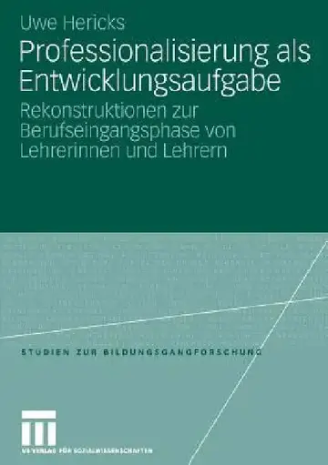 Cover of Professionalisierung ALS Entwicklungsaufgabe