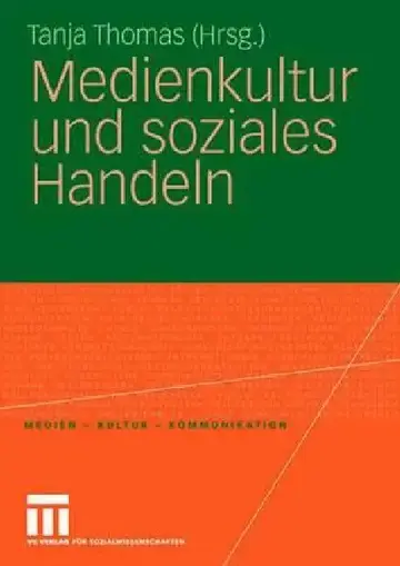 Cover of Medienkultur Und Soziales Handeln