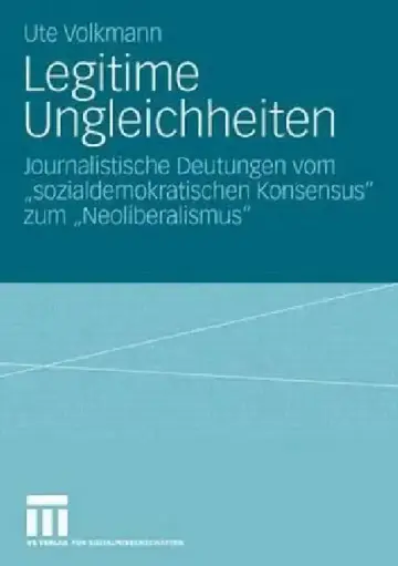 Cover of Legitime Ungleichheiten