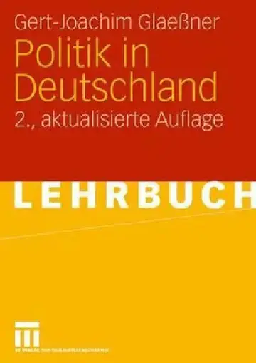 Cover of Politik in Deutschland