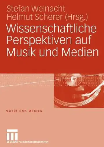 Cover of Wissenschaftliche Perspektiven Auf Musik Und Medien