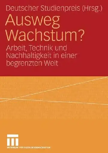 Cover of Ausweg Wachstum?