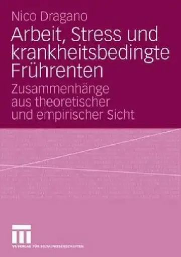 Cover of Arbeit, Stress Und Krankheitsbedingte Frührenten