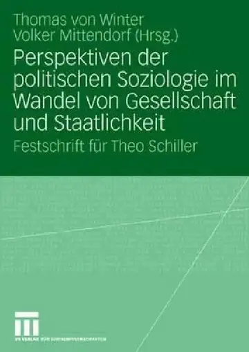 Cover of Perspektiven Der Politischen Soziologie Im Wandel Von Gesellschaft Und Staatlichkeit