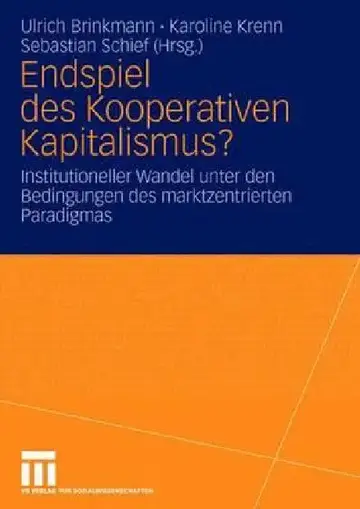 Cover of Endspiel Des Kooperativen Kapitalismus?