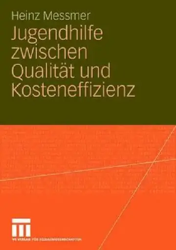 Cover of Jugendhilfe Zwischen Qualität Und Kosteneffizienz