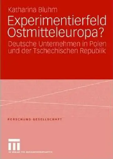 Cover of Experimentierfeld Ostmitteleuropa?