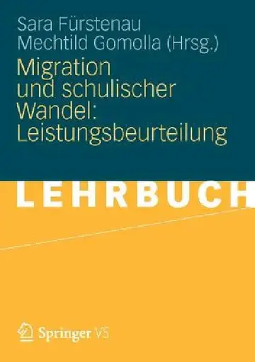 Cover of Migration Und Schulischer Wandel