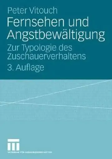 Cover of Fernsehen Und Angstbewältigung