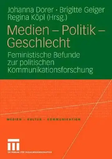 Cover of Medien - Politik - Geschlecht