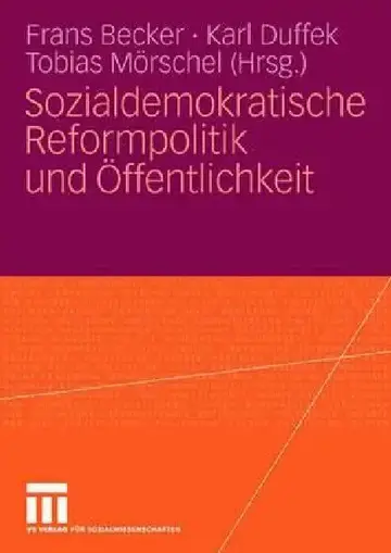 Cover of Sozialdemokratische Reformpolitik Und Öffentlichkeit