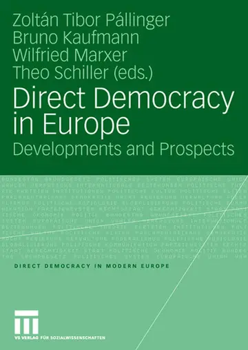 Cover of Direct Democracy in Europe